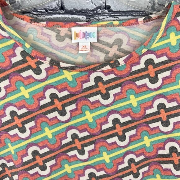LuLaRoe Women's Size XS Irma Shirt Tunic High Low Hem - Picture 3 of 5